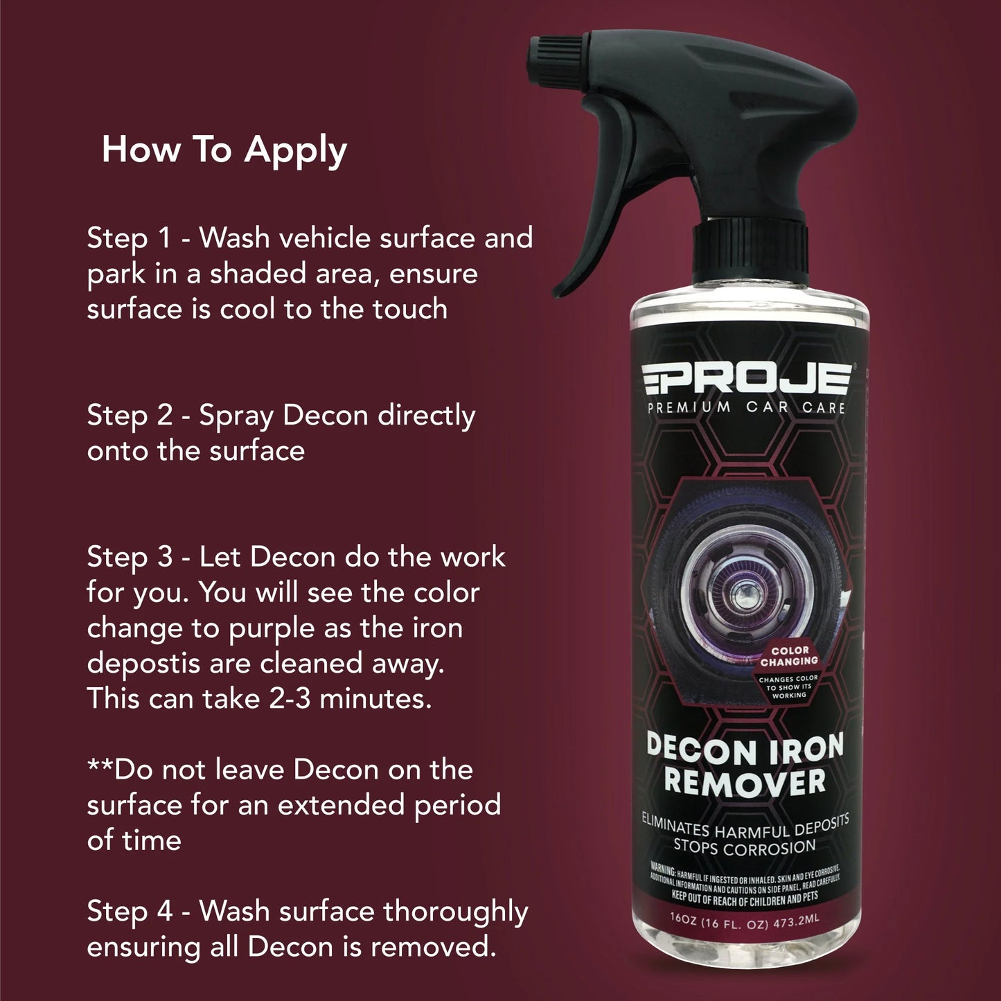 Proje Products - Decon Iron Remover